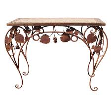 tile indoor outdoor console table
