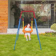 Toddler Swing Set High Back Seat With