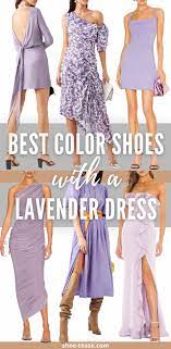 what color shoes with a lavender dress