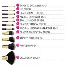 bh cosmetics pink dot collection brush