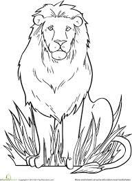Maybe you would like to learn more about one of these? Lion Worksheet Education Com Lion Coloring Lion Coloring Pages Lion Coloring Page