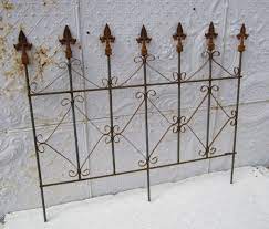 Wrought Iron Diamond Fence Metal Garden