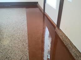 professional floor coating application
