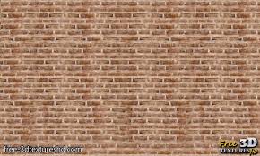 Vintage Old Brick Wall Red 3d Textures