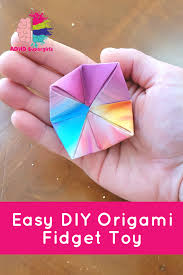 how to make a origami fidget at home