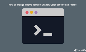how to change macos terminal color