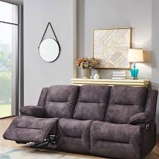 Global Furniture Alta Alta Console Reclining Sofa In Dark Gray Brandsmart Usa