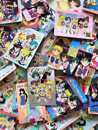 1 X Vintage 90s Sailor Moon Trading Cards Sailor Scouts - Etsy