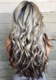 Blonde hair with black underneath. Platinum Blonde With Dark Underneath Dark Underneath Hair Hair Styles Hair Inspiration Color