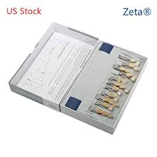 Zeta Dental Teeth Whitening Shade Guide Professional Vita 3d Master Style Tooth Shade Chart 29 Colors