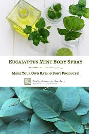 cooling eucalyptus mint body spray