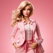 barbie doll cute 3d blond outfit