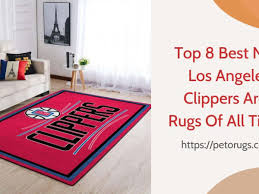 nba los angeles clippers area rugs