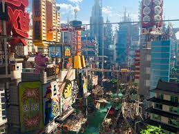 ArtStation - Ninjago city, Gaëlle Seguillon | Futuristic city, Cyberpunk  city, Lego ninjago city