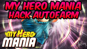 My hero mania codes roblox. Hack Roblox My Hero Mania Autofarm Youtube
