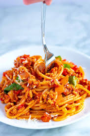 weeknight spaghetti with meat sauce recipe