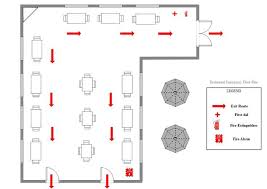 Restaurant Emergency Floor Plan