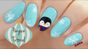 penguin nail art tutorial you