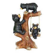 Exhart Bear Family 14 In Tree Swing