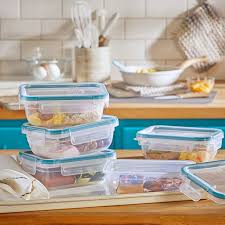 Rectangular Plastic Food Storage Set