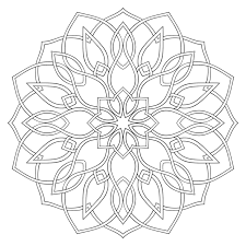 Simple Geometric Mandala Oriental