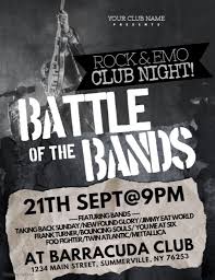 Battle Of The Bands Flyer Template Postermywall