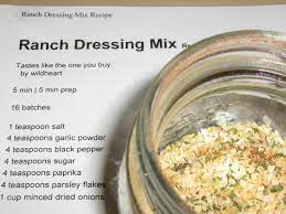 ranch dressing mix recipe food com