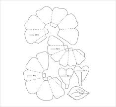 Rose flower with leaves and stem. 20 Flower Petal Templates Pdf Vector Eps Free Premium Templates