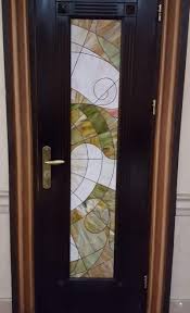 Custom Stained Glass Door Insert Casa