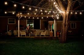 A Bistro Style Patio With Led Lights