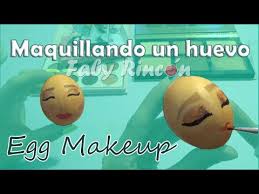 huevos egg makeup challenge