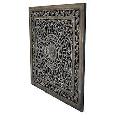 Decorative Wooden Wall Art Hand Carved