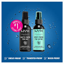 2 nyx makeup setting spray matte