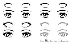 how-do-you-draw-anime-eyelashes