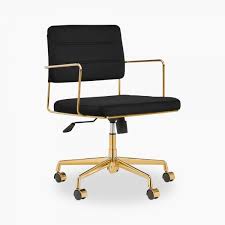 Black Gold Office Chair Up