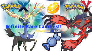 How to get infinite rare candies in Pokemon X and Y in Citra!!! - YouTube