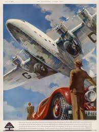 Aviation Vintage Art Posters Wall