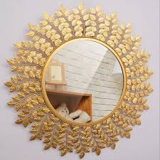 Round Decorative Iron Wall Mirrors