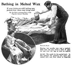 cosmetics and skin paraffin wax treatments