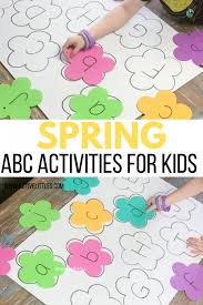 spring abc activities active littles