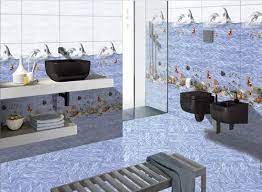 Multicolor Ceramic Tiles Bathroom