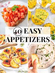 40 easy appetizers plant based