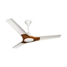 pearl white natural wood ceiling fan