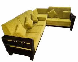 designer velvet l shape sofa set