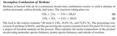 Incomplete Combustion Of Methane