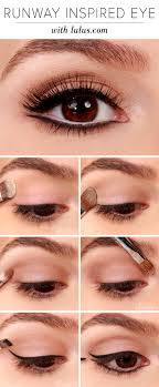 runway inspired black eyeliner makeup