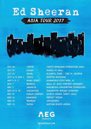 Axiata arena kuala lumpur, malaysia. Ed Sheeran News Fanpage On Twitter Full Asian Tour Dividetour