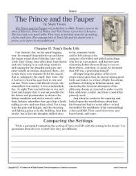 7th grade comprehension worksheets printable. Reading Comprehension Worksheets 7th Grade Of The Prince And The Pauper Free Templates