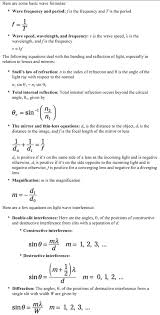 Physics Ii For Dummies Cheat Sheet Dummies