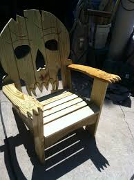 handcrafted adirondack skull chair ebay